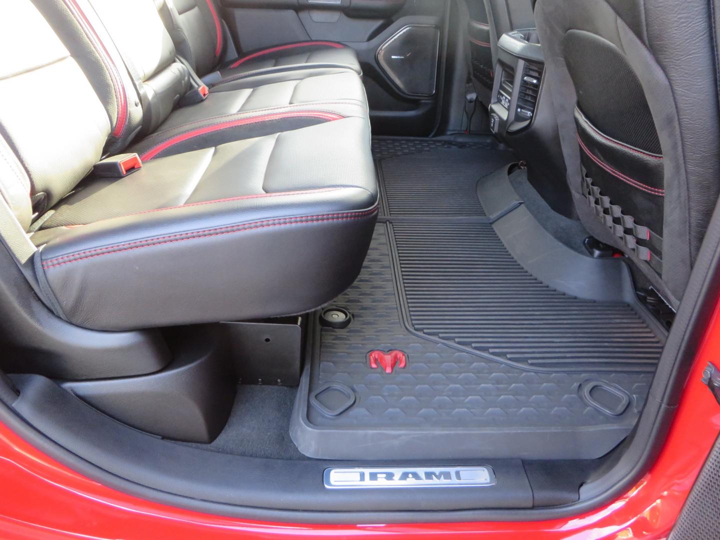 2023 Red /BLACK RAM 1500 Ram 1500 TRX Crew Cab 4x4 (1C6SRFU9XPN) with an 6.2L Supercharged HEMI V8 SRT engine, 8 Speed Auto 8HP95 transmission, located at 2630 Grass Valley Highway, Auburn, CA, 95603, (530) 508-5100, 38.937893, -121.095482 - Must see TRX featuring Eibach front and rear springs, 18" Method NV double black wheels, 37" Nitto Ridge Grappler tires, and window tint. - Photo#63